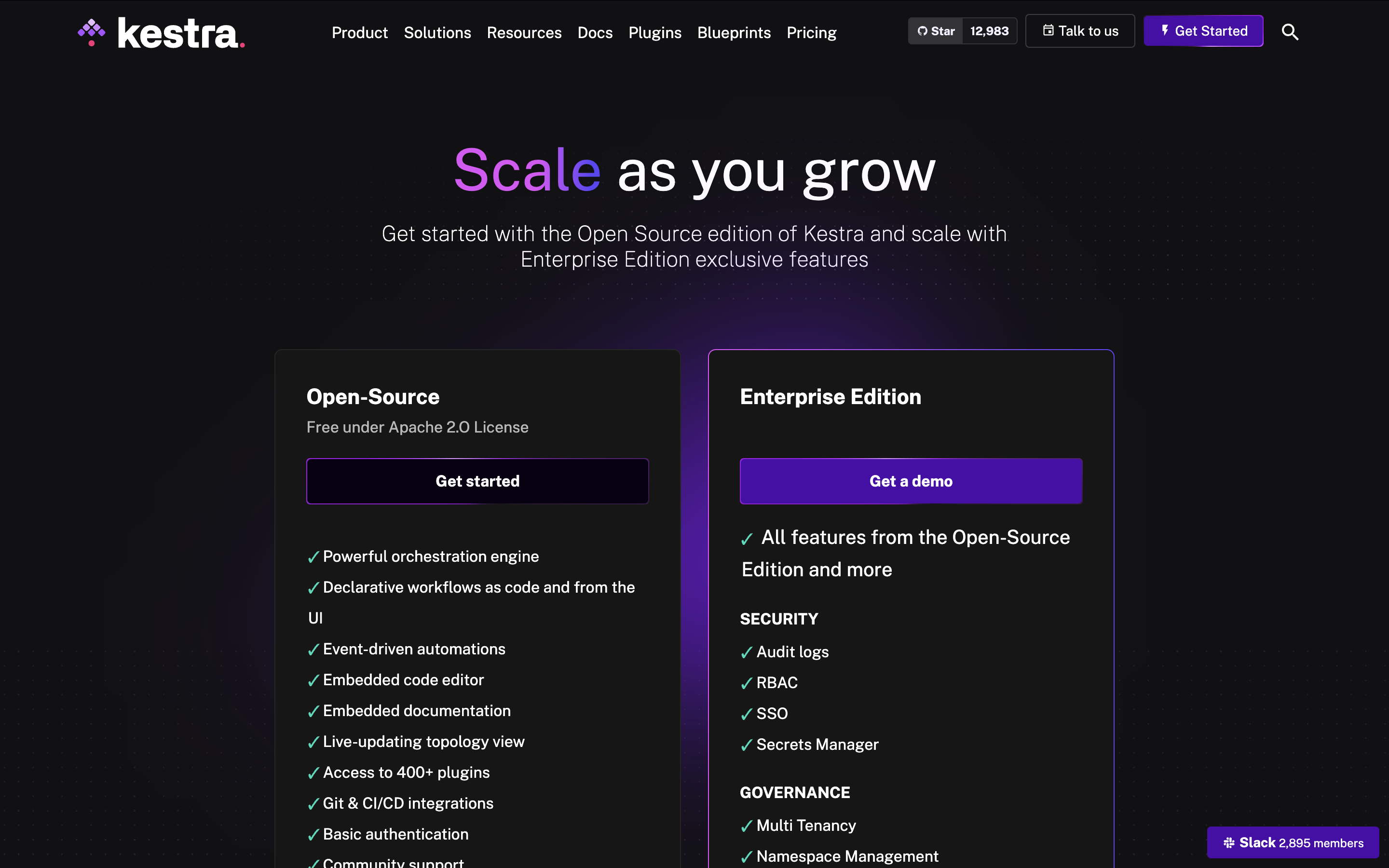 Kestra pricing